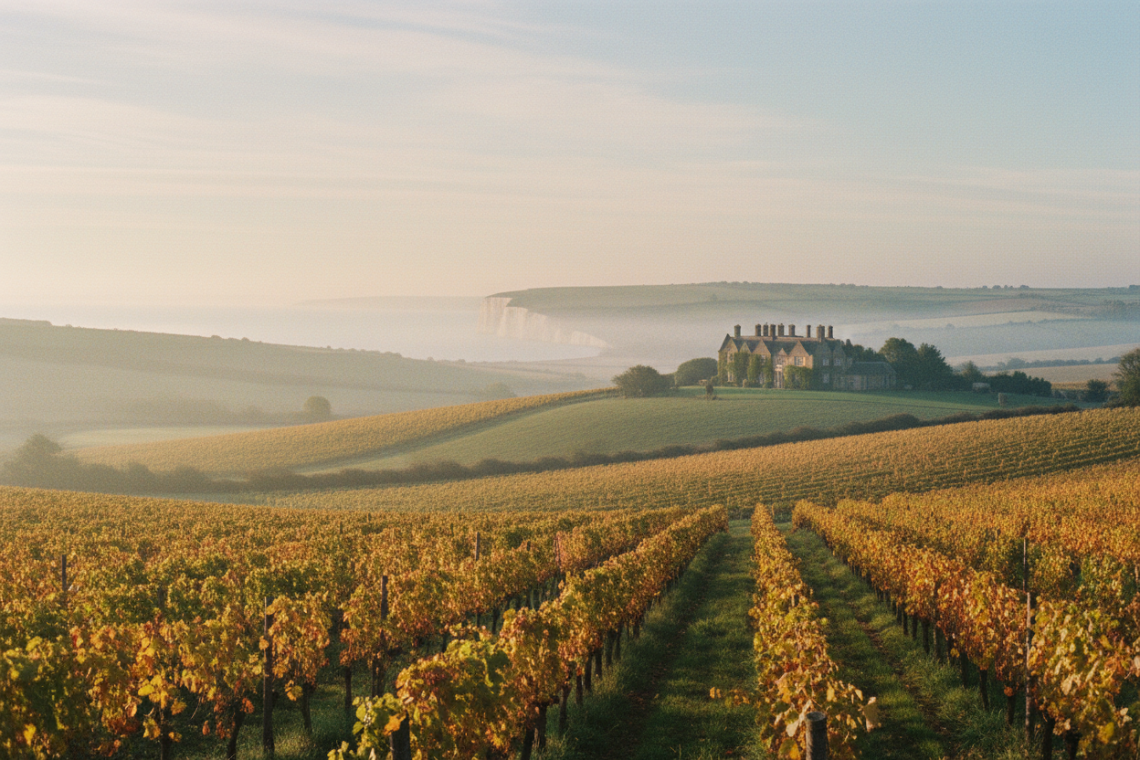 英國 England|霧中綻放的香檳新星