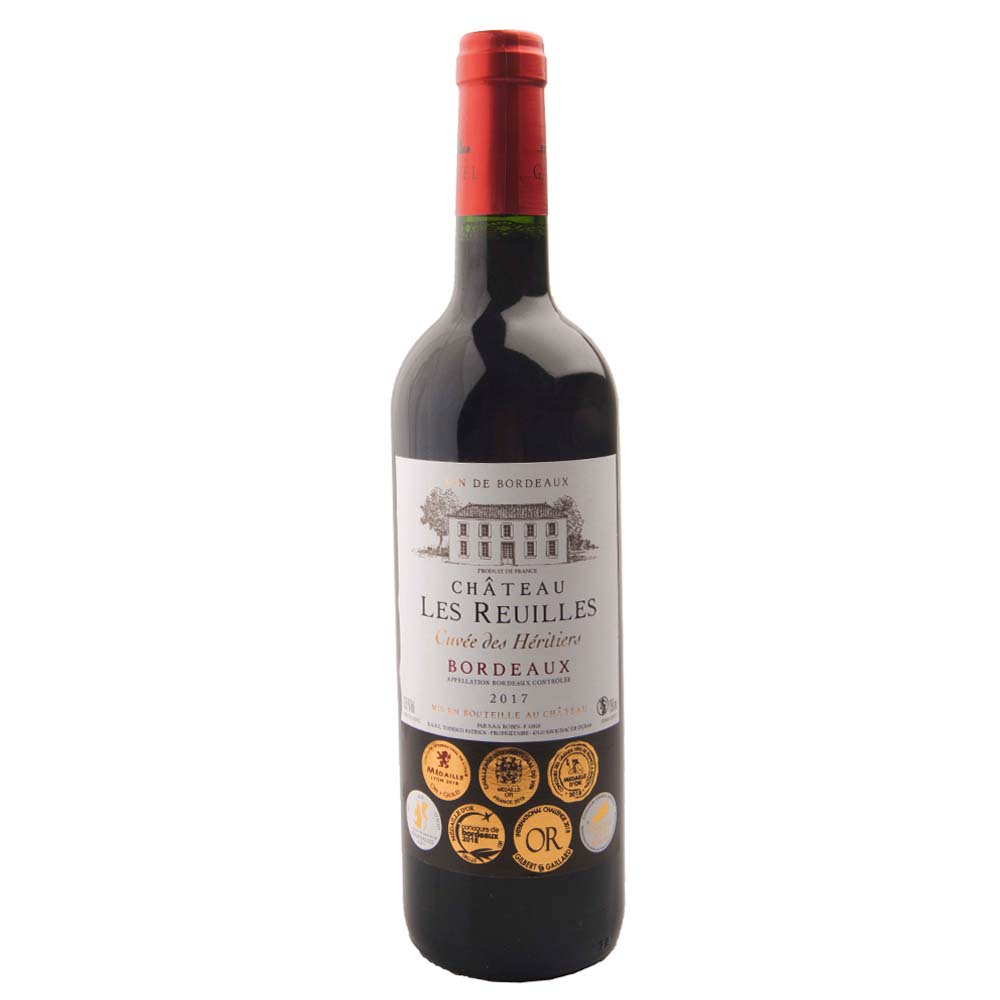 Chateau Les Reuilles Aoc Bordeaux 2017 (Wooden Box)