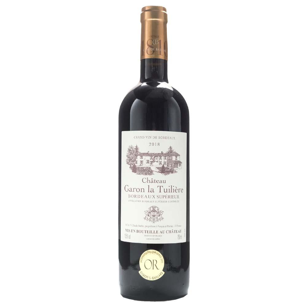 Chateau Garon La Tuiliere AOC Bordeaux Superieur 2018