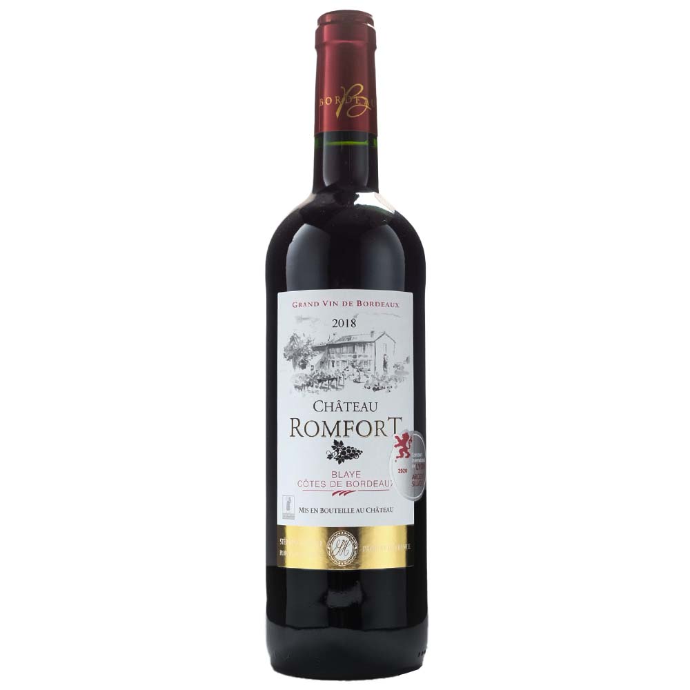 Chateau Romfort AOC Blaye Cotes de Bordeaux 2018
