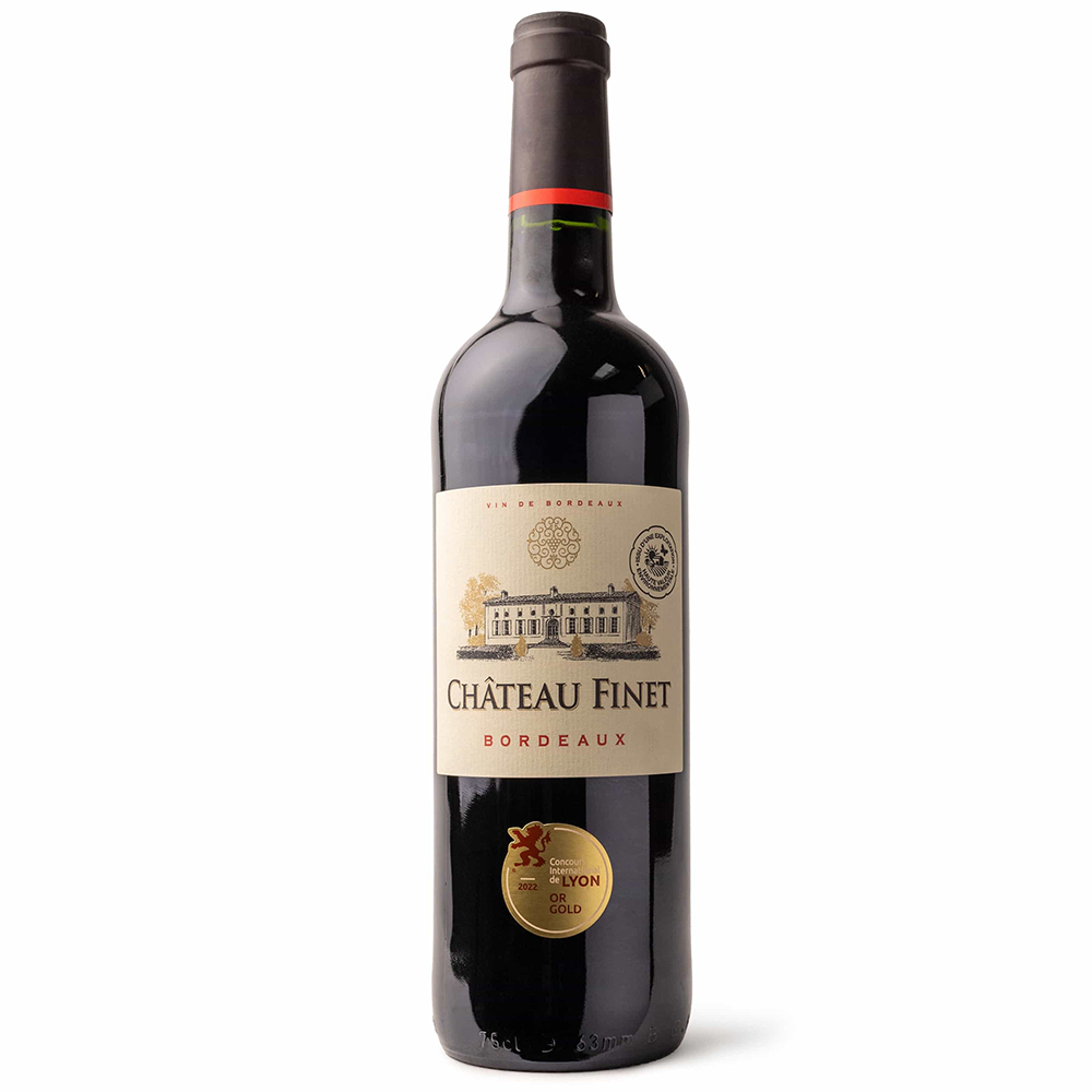 Chateau Finet AOP Bordeaux wooden case 2021