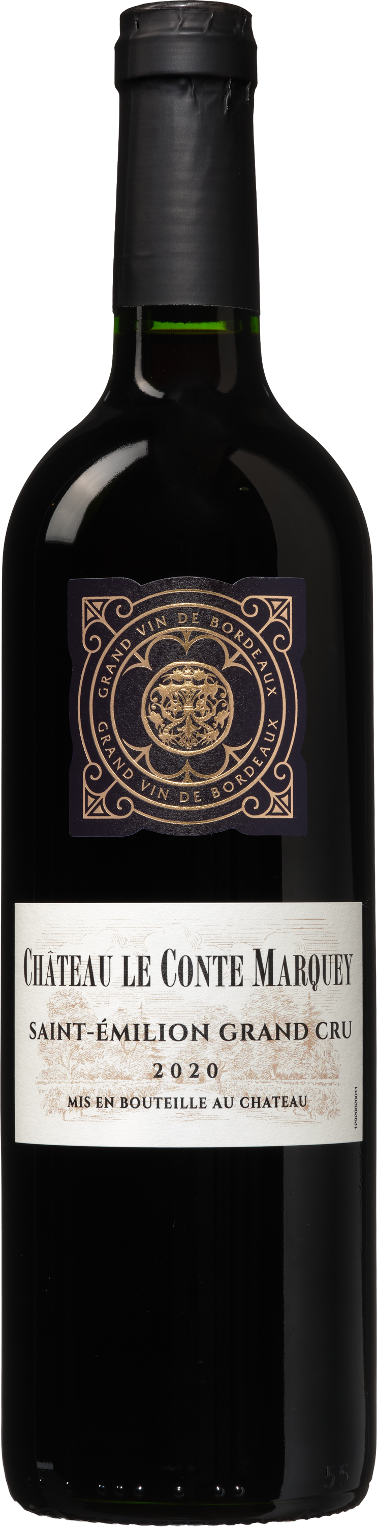 CHÂTEAU LE CONTE MARQUEY 2020 AOP Saint Emilion Grand Cru (wooden case)