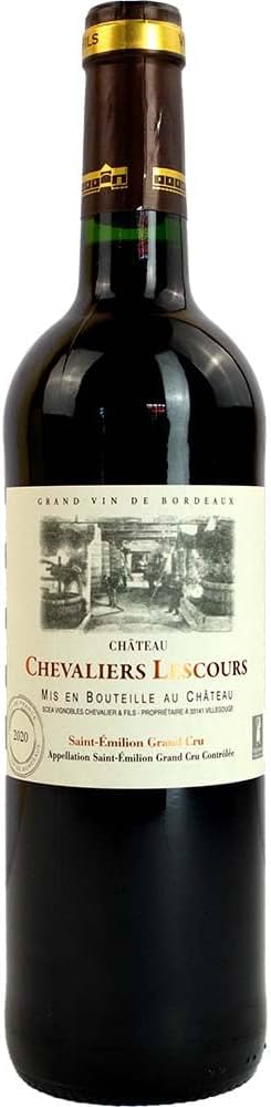 Chateau Chevalier Lescours Saint Emilion Grand Cru 2020