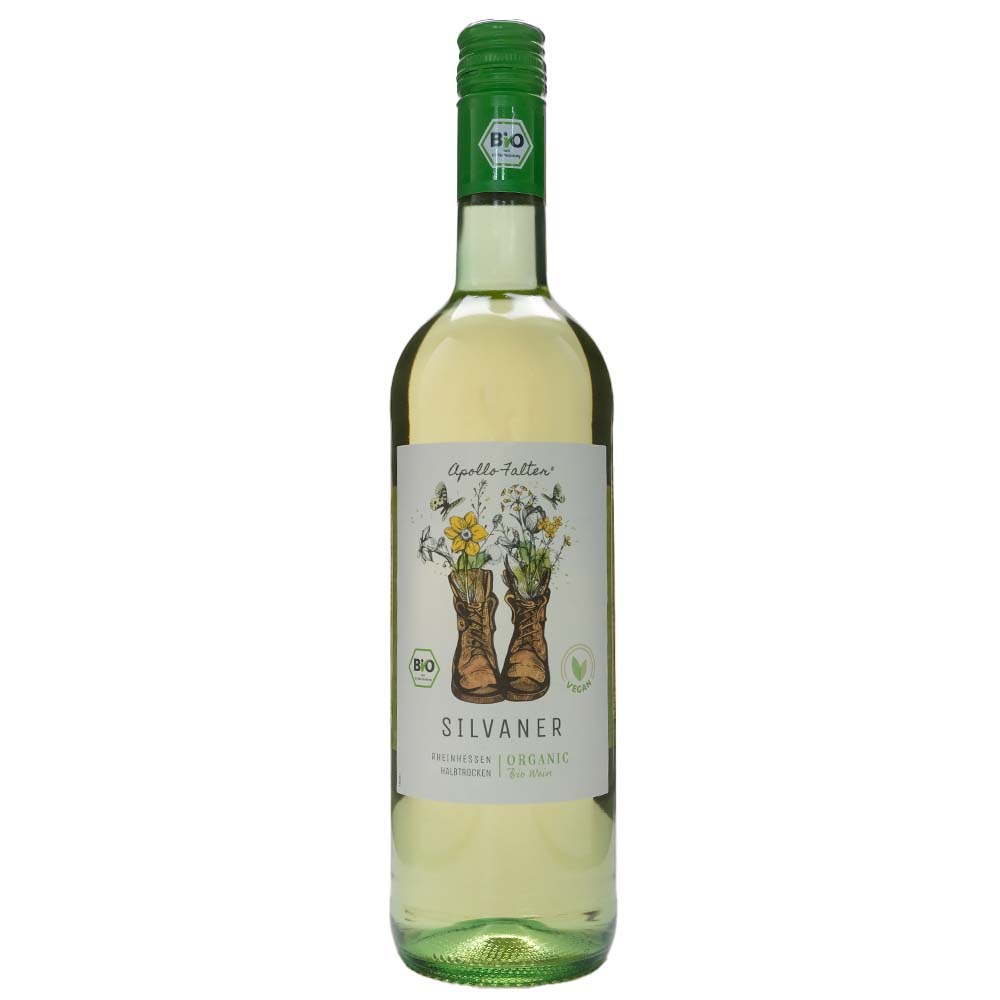 Bio Silvaner Apollofalter Q.b.A. - Halbtrocken Rheinhessen Bio 2020