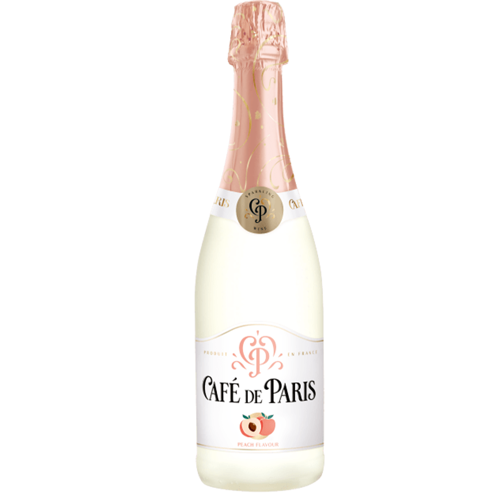 CAFÉ DE PARIS Peach Flavor Sparkling Wine-Cocktail