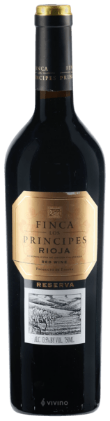 FINCA LOS PRINCIPES RIOJA RESERVA 2019.