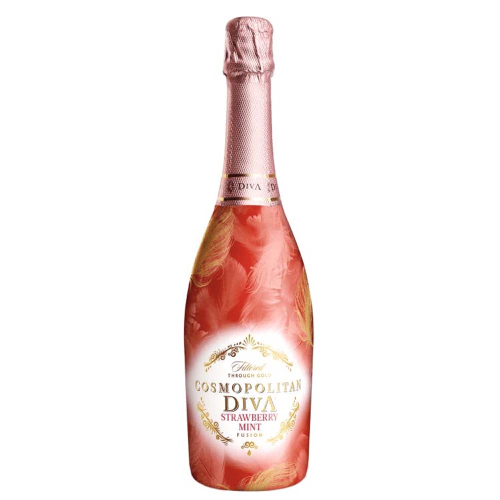 Cosmopolitan Diva Strawberry Mint Sparkling