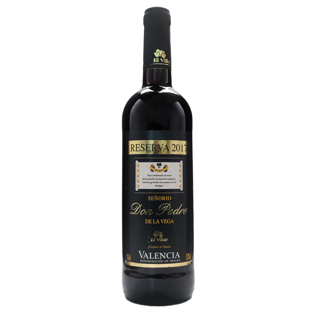 Don Pedro de la Vega Reserva Tinto D.O. Valencia 2017
