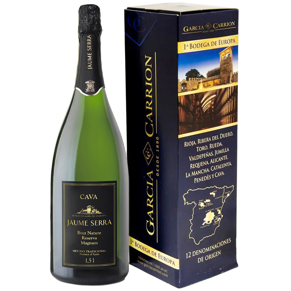 Jaume Serra Cava Brut Nature Reserva Magnum 1.5L GIFT BOX