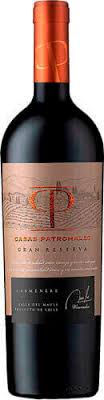 Carmenere Gran Reserva – Casas Patronales 2023