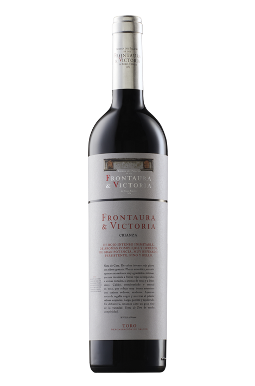 Vino tinto Frontaura & Victoria Crianza 2018