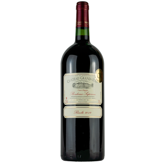 ( 1.5L)  Chateau Grand Jean AOC Bordeaux Supérieur Cuvée Elegance 2019 1.5L