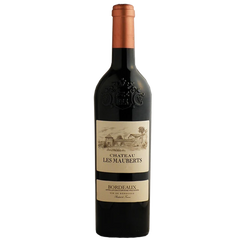 Chateau les mauberts 2021 - Leather label   ( 替木制酒標）