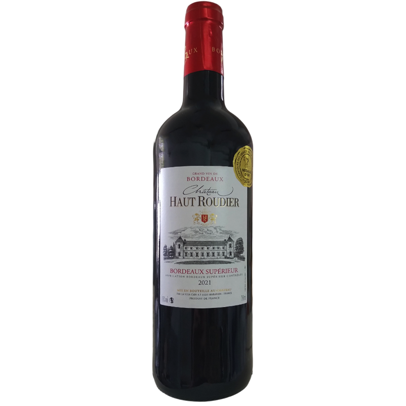 Château Haut Roudier Bordeaux Supérieur AOC 2021 🔥