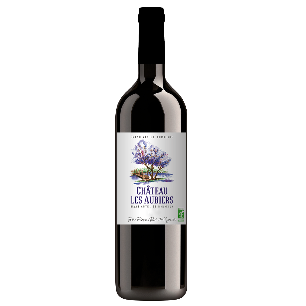 Blaye Côtes Bordeaux Rouge Ch. Les Aubiers 2019 (Bio)🔥