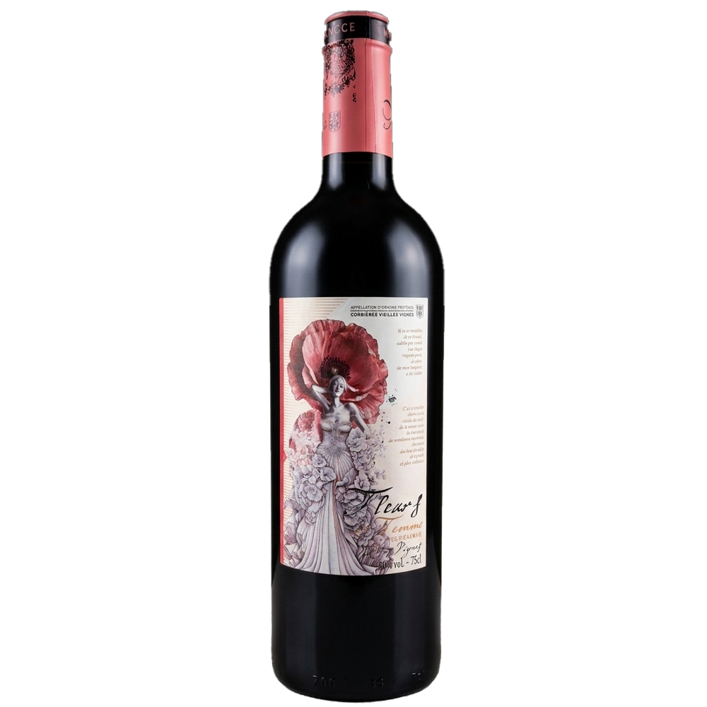 Fleurs de Femme AOP Corbieres Cuvée Reserve 2020 (Limited wooden box Edition)