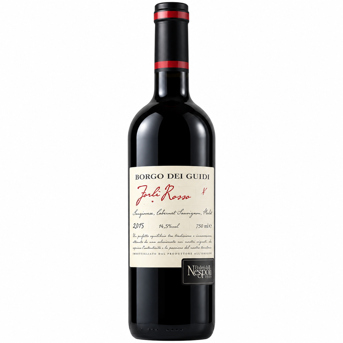 Poderi dal Nespoli – Borgo dei Guidi IGT Rubicone Sangiovese – Cabernet Sauvignon 2016