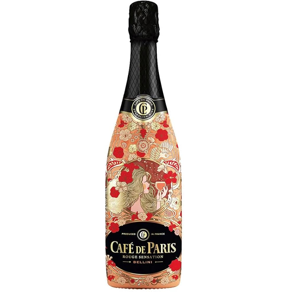 Café de Paris French Sparkling Bellini (Rouge Sensation)