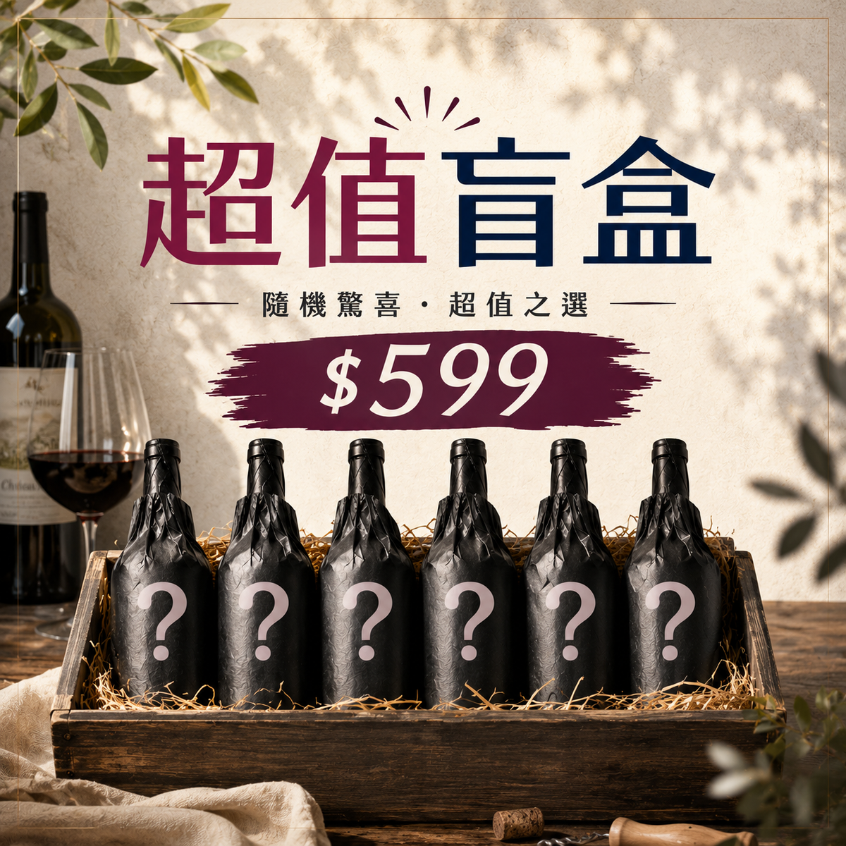 [$599] 超值盲盒6瓶裝