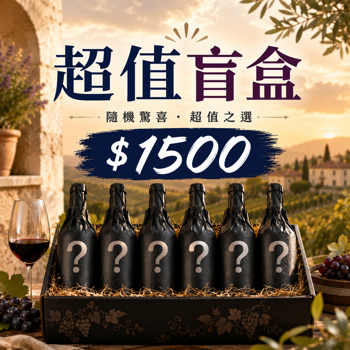 [$1500] 超值盲盒6瓶裝