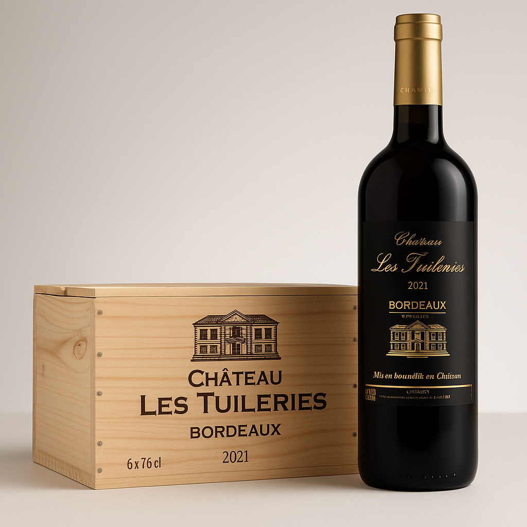 Château les Tuileries AOC Bordeaux 2021 (Wooden Case)🔥